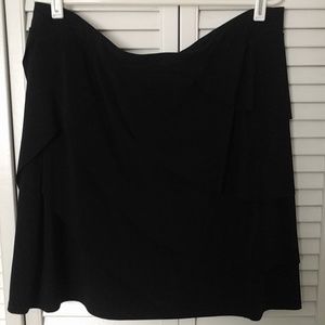 Asymmetrical Black Skirt